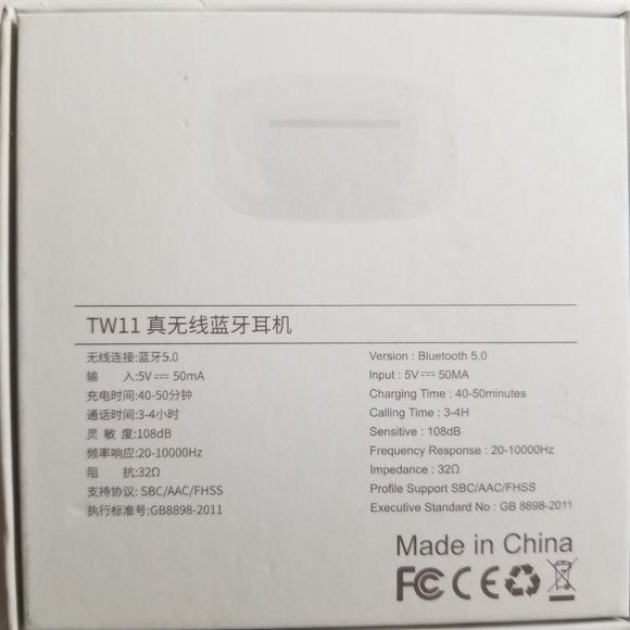 1141B Wireless Bluetooth 5.0 Earbuds Headset Mini in-Ear Noise Canceling Sport H - Picture 6 of 13